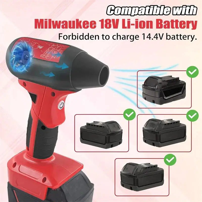 Portable 4 Speed Jet Blower Makita Dewalt Milwaukee Bosch