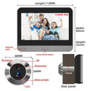 Tuya 3MP Peephole Doorbell With 4.3 Inch LCD Monitor Never Miss A Visitor Alexa