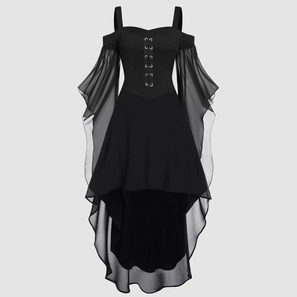 Medieval Corset Flare Sleeve Dress