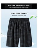 Plus Size Running Shorts Men Camouflage Breathable Gym Wear