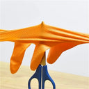 Heavy Duty Orange Nitrile Work Gloves
