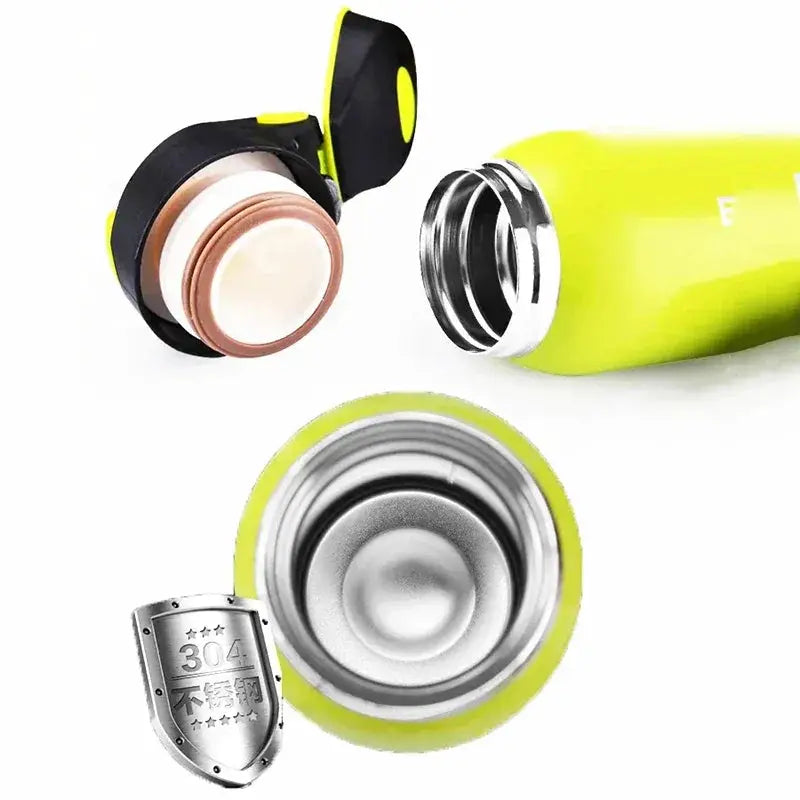 500ML Insulated Stainless Steel Cycling Bottle With Straw