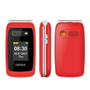 UNIWA V202T 4G Flip Senior Phone 2.4 Inch Dual Screen