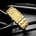 Luxury Black Gold Men's Business Watch Sleek Executive Timepiece