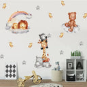 Removable Nordic Animal Decals for Kids