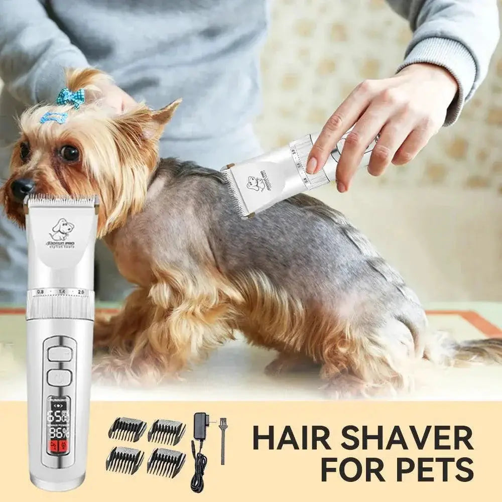 Pet Grooming Kit With Ceramic Blade And Quiet Operation