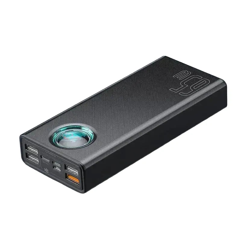 Power Bank for Travel Fast Charge — 65W Black