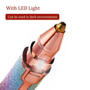 2 In 1 Rechargeable Electric Eyebrow Trimmer Epilator Mini Shaver