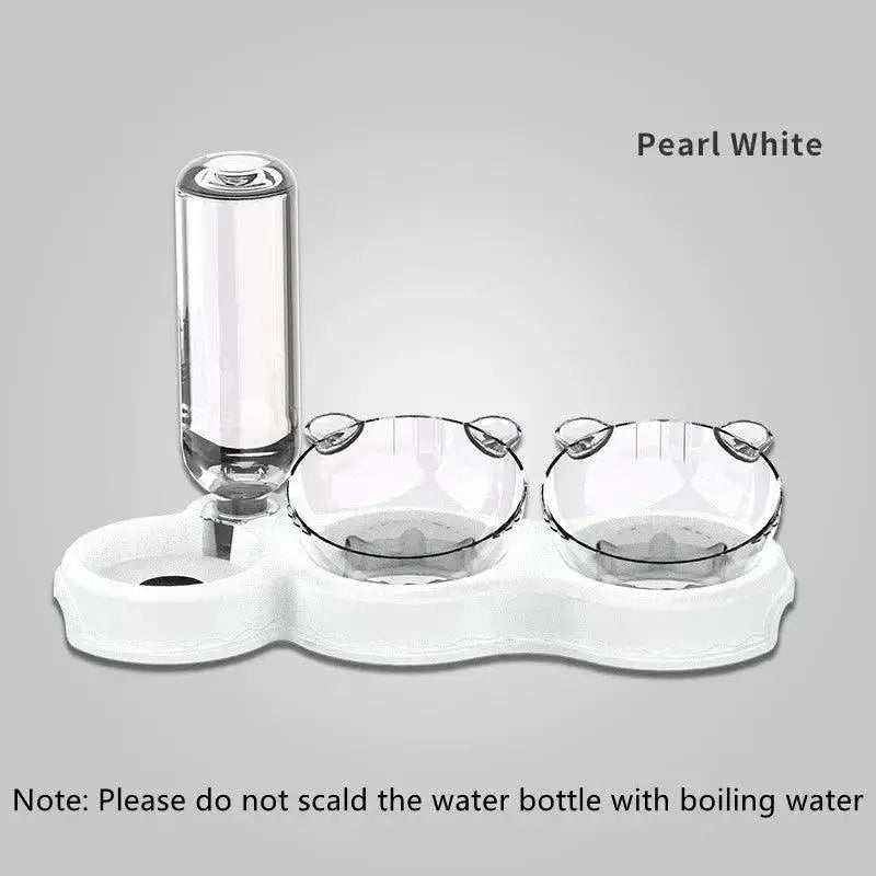 Automatic Pet Feeder With Water Fountain For Cats 3 In 1