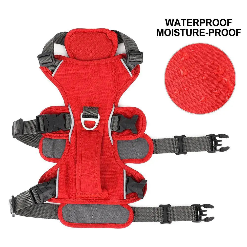 Reflective Waterproof Dog Harness Vest With Handle