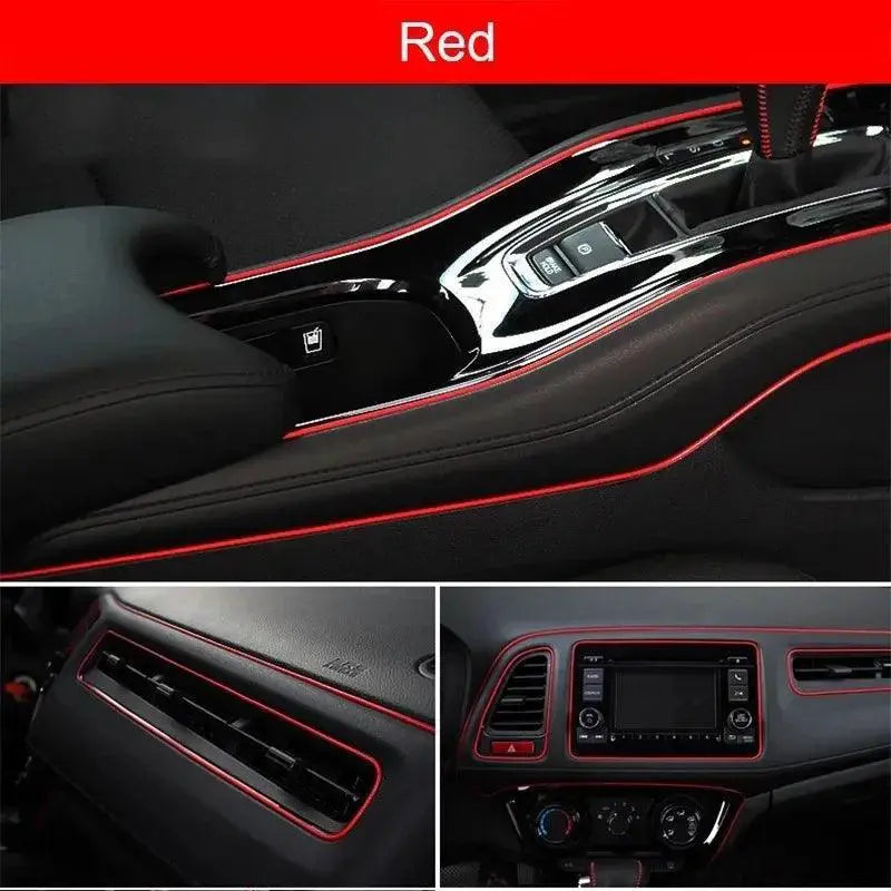 Car Interior Flexible Moulding Strips Colorful Trim
