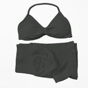 Seamless Yoga Set Women Strappy Bra High Waist