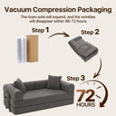 Sofa Bed Folding Convertible Compressed High-Density Foam