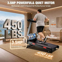 Compact Foldable Home Walking Treadmill With Heart Rate Monitor