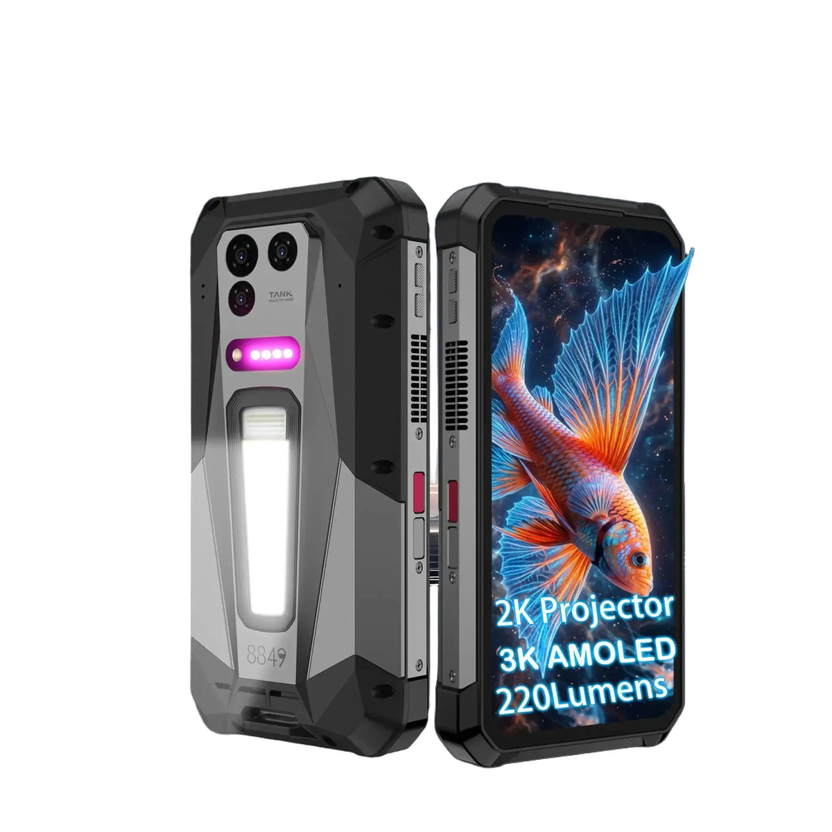 Unihertz Tank Projector Phone — product view 1