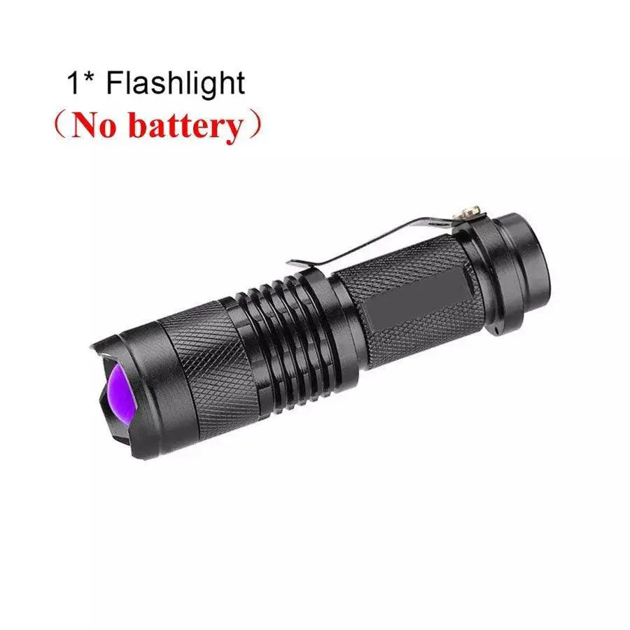 Mini UV Black Light Flashlight Compact Multifunctional