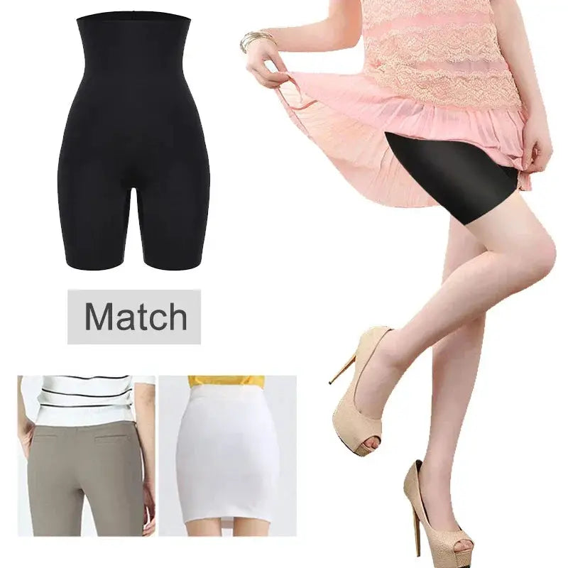 High Waist Body Shaper Shorts for Women Breathable Cotton