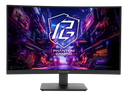 ASRock Phantom Gaming 27" QHD 2K 1440P 180Hz WITH AMD FreeSync Premium 95% DCI-P3 Curved Gaming Computer Monitor PG27QRT1B