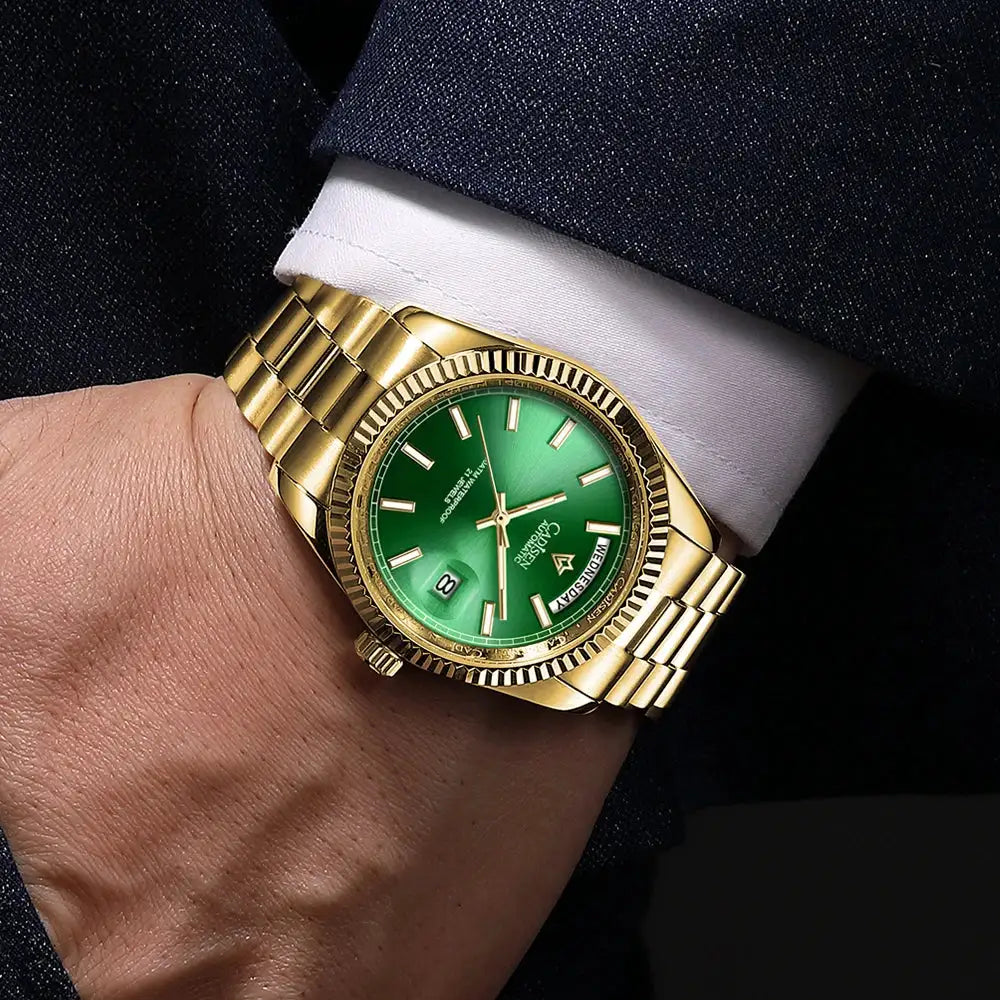 CADISEN DD40 Men Watches Luxury Automatic Mechanical Watch Men AR Sapphire Glass 10Bar Japan MIYOTA 8285 Movement Wristwatch Men