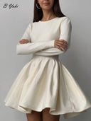 Blessyuki Chic A-Line Dress Korean Elegance and Style Fashion