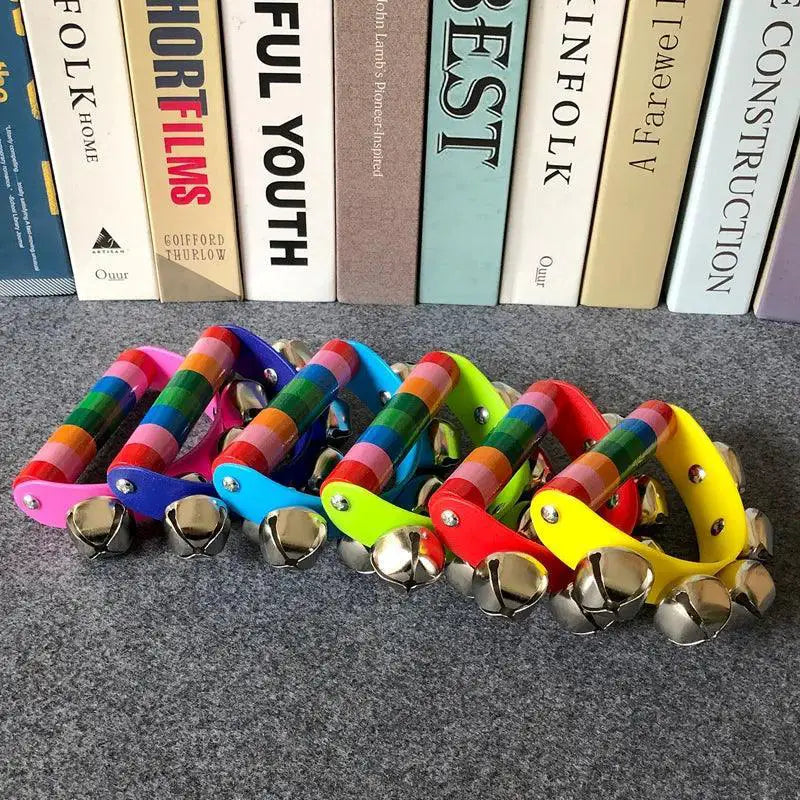 Orff Wooden Hand Bells For Toddlers Educational Music