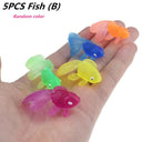 Rubber Goldfish Bath Toys for Kids Creative Play Fun Set