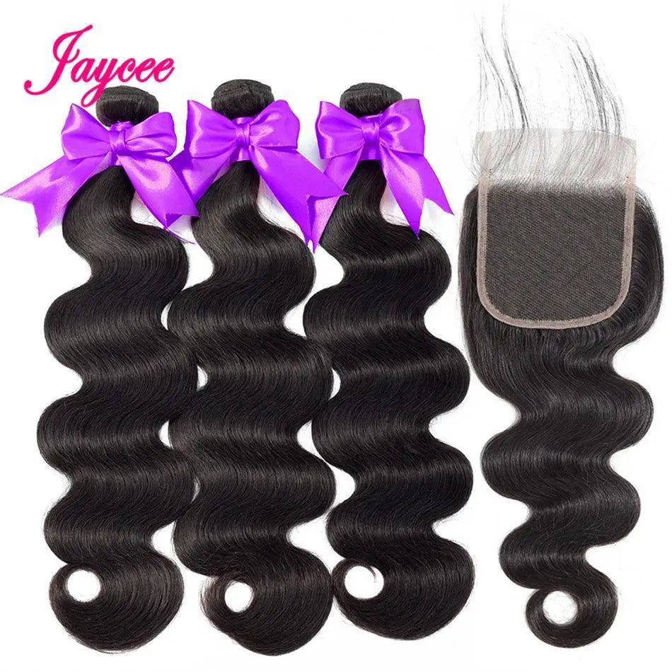 Brazilian Body Wave Hair Set Premium Virgin Hair 4 Bundles
