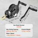 Manual Boat Trailer Winch With Ratchet