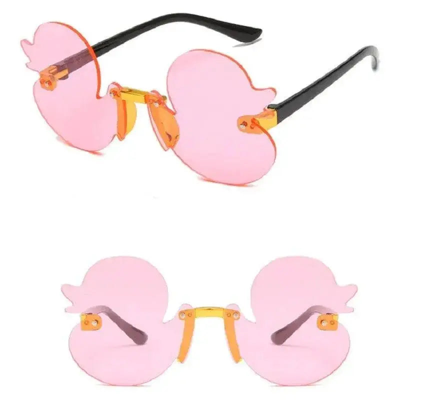 Cartoon Duck Shaped UV Protection Sunglasses For Kids