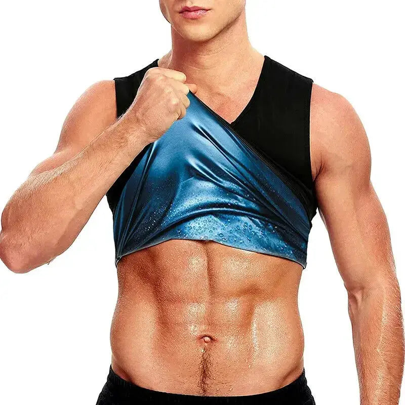 Men's Sauna Shapewear Compression Vest For Enhanced Sweat