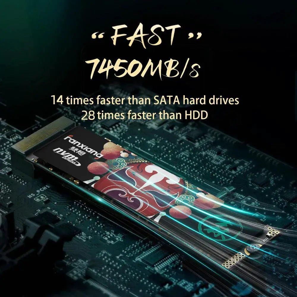 Fanxiang High Speed NVMe SSD 4TB PCIe 4.0 Solid State Drive
