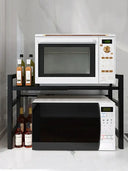 Microwave Oven Rack - Compact Kitchen Organizer