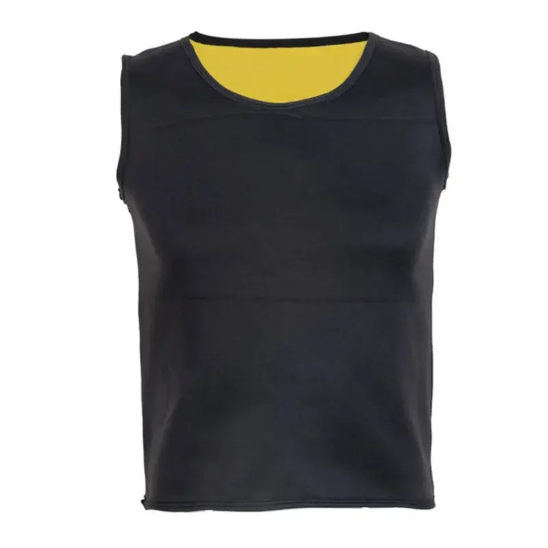 Men Neoprene Slimming Vest Fat Burning Waist Shaper