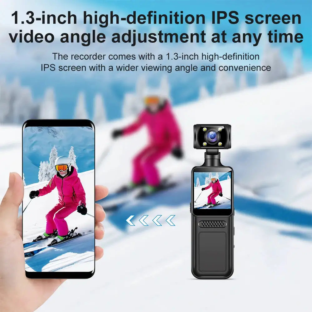 Ultra HD 4K Mini Camera WiFi Portable Small Digital Video Recorder Police BodyCam Infrared Night Vision Miniature Camcorder L10