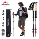 Trekking Poles 2pcs Carbon Fiber Collapsible Sticks