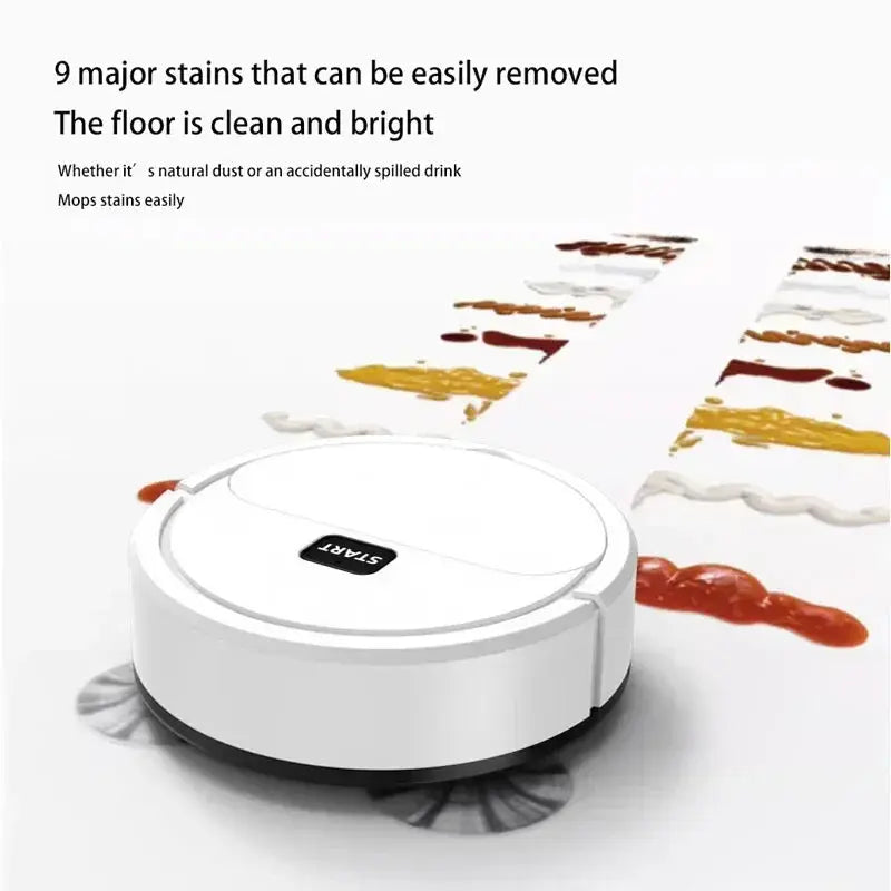 Portable Mini Robotic Vacuum Cleaner For Home Floors - OurLum.com