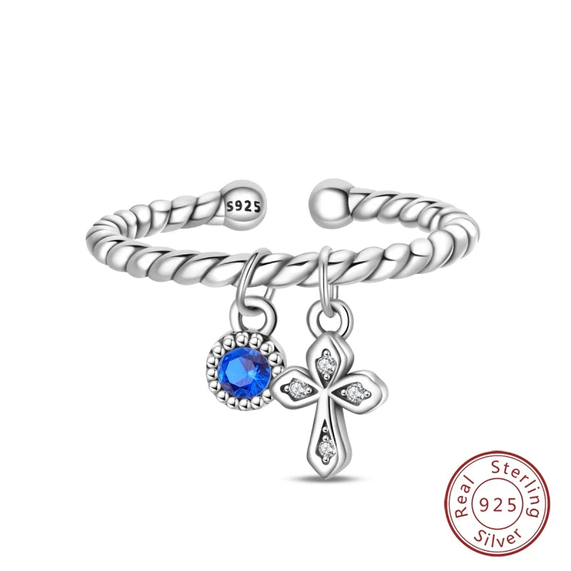 Adjustable Ring Sterling Silver Mermaid