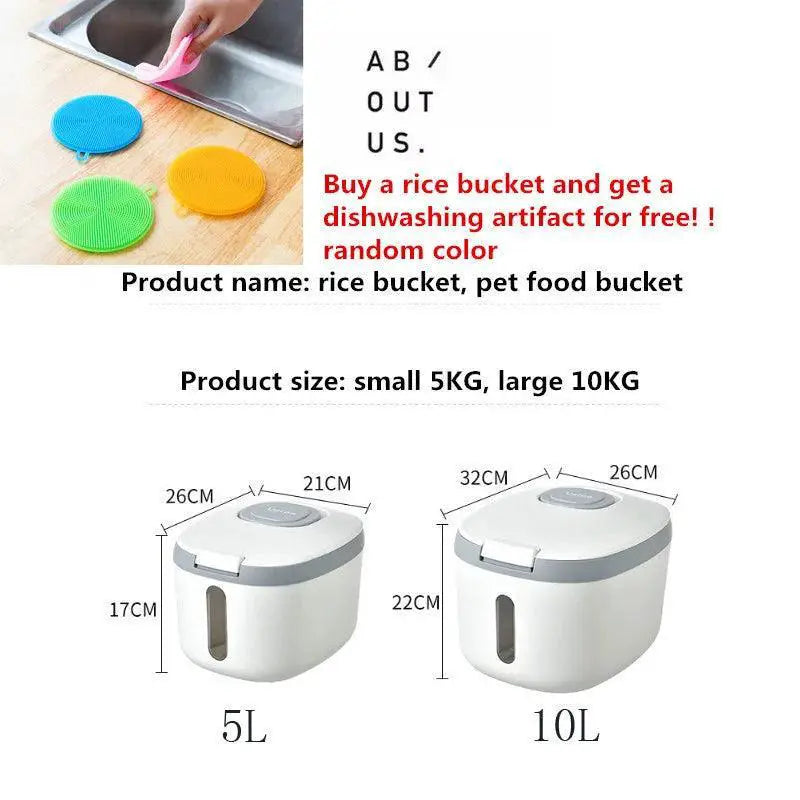 Moisture Proof Kitchen Storage Jar With Insect Protection
