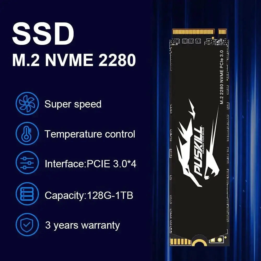 PUSKILL NVMe Solid State Drive High Performance Storage