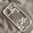 White Magnolia Phone Case - Shockproof Protection