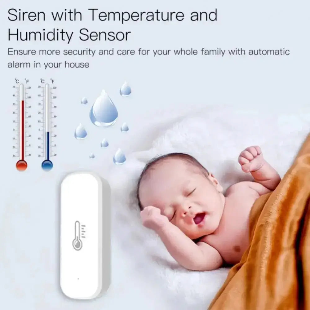 Smart Temperature and Humidity Sensor for Home Security