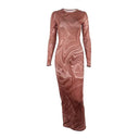 Elegant Evening Party Dress: Sophisticated Bodycon Gown