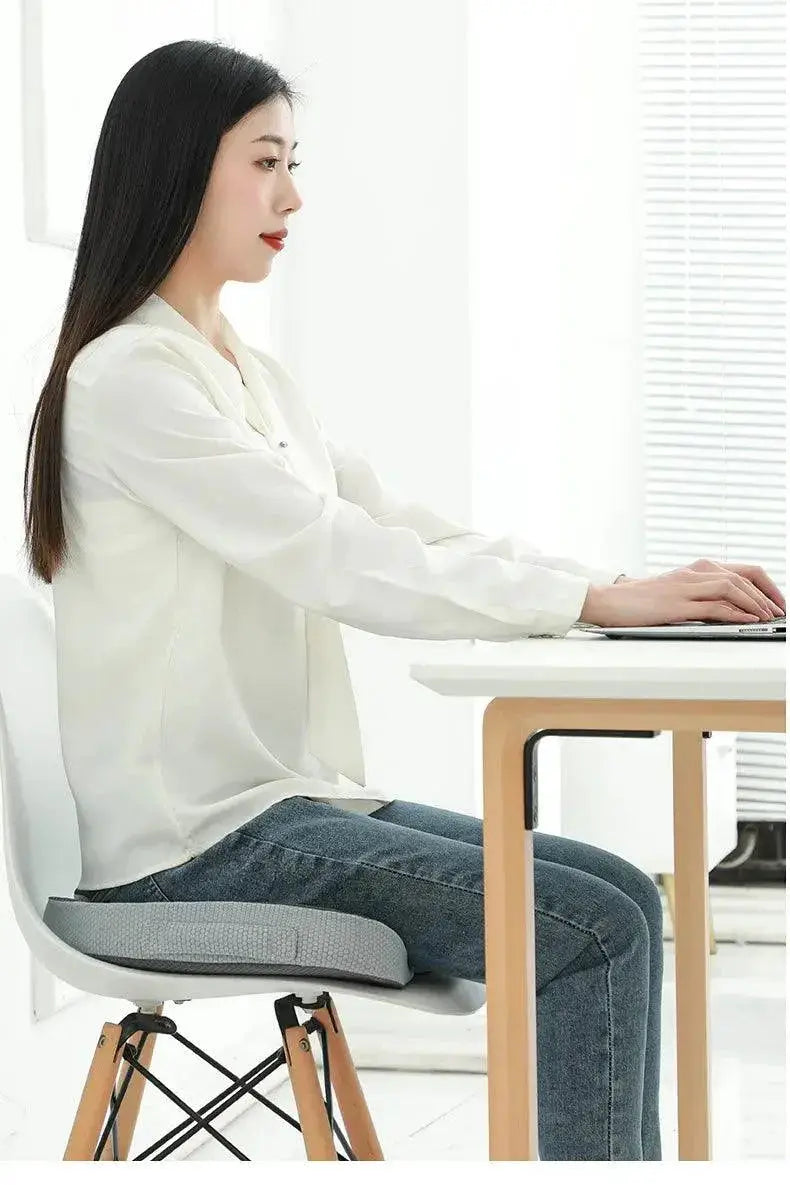 Gel Memory Foam Seat Cushion for Pain Relief and Comfort