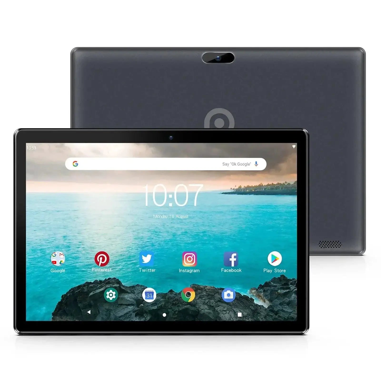 PRITOM 10 Inch Android Tablet Quad Core Dual Cameras