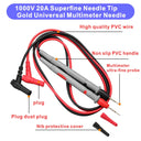 Multimeter Probe Test Line  Multimeter Test Leads 1000V/20A (Gold-Plated Special Tip)
