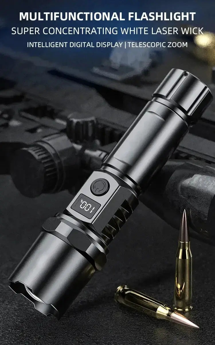 Flashlight Rechargeable USB Hand Light Portable - OurLum.com