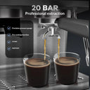 Espresso Coffee Machine, Built-in Coffee Grinder, Grind