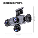 Bcuoz Dashcam Front Rear Car