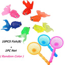 Rubber Goldfish Bath Toys for Kids Creative Play Fun Set