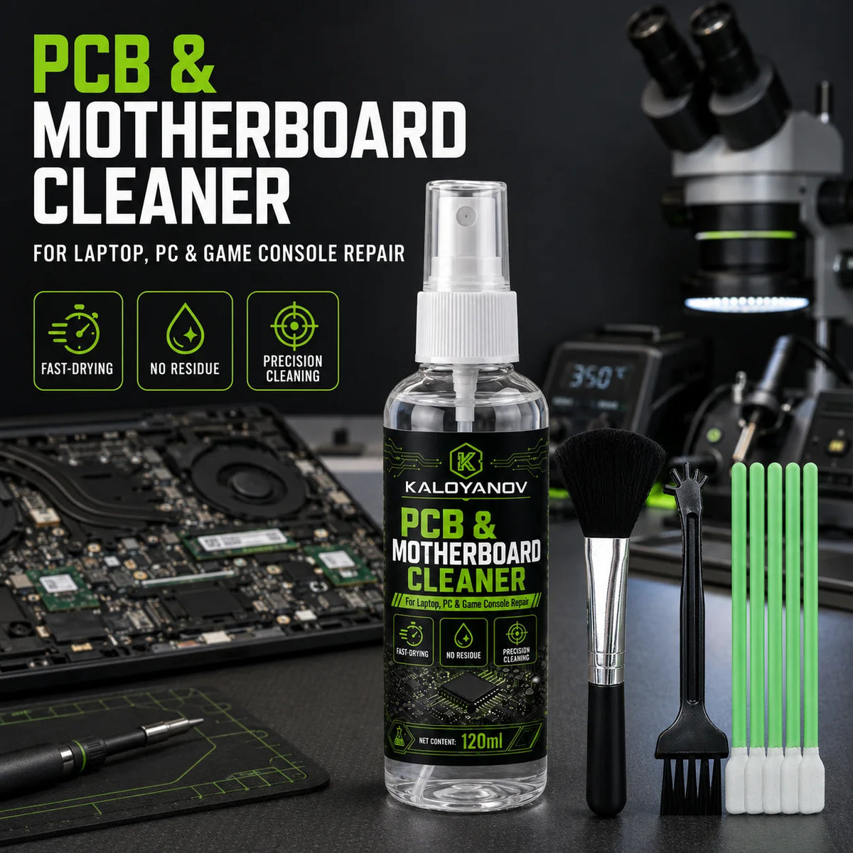 Fast Drying PCB Cleaner Kit